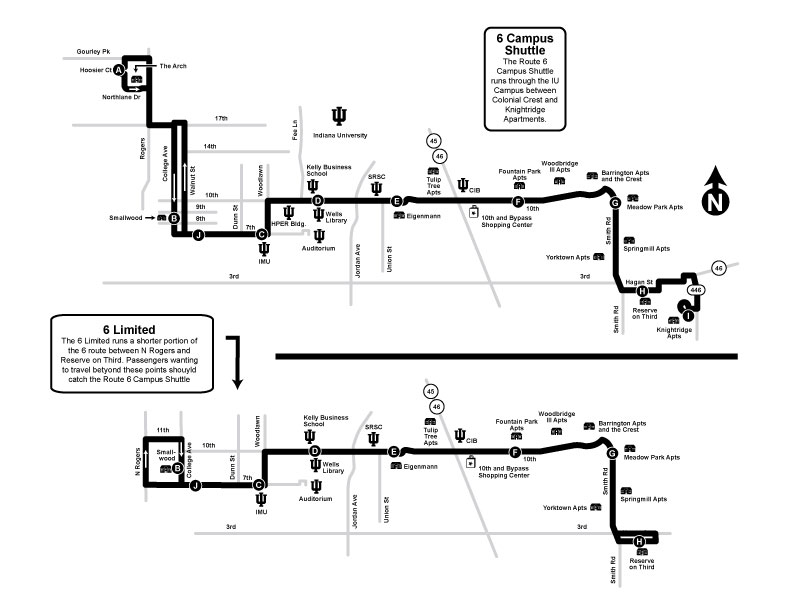 Bloomington Transit IU Fall Semester Schedules Begin Aug. 25