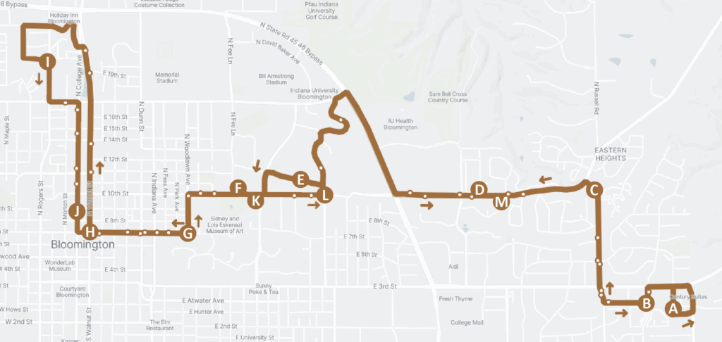 Route 6 Map Only 8-24-25
