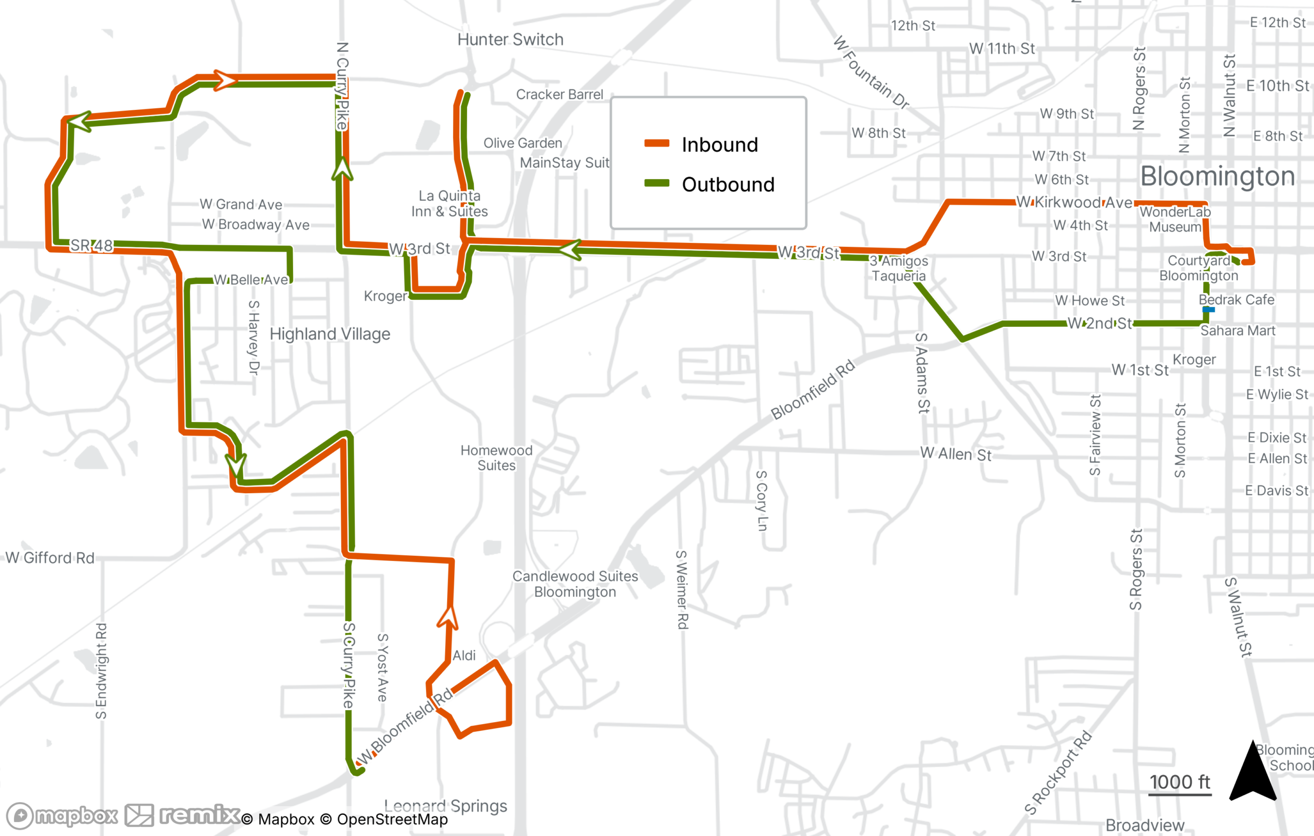 Route 16 Westside Proposed