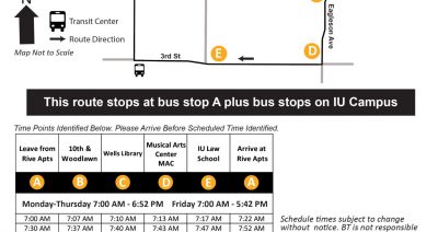 12 N Walnut IU Campus Express 8-23-26